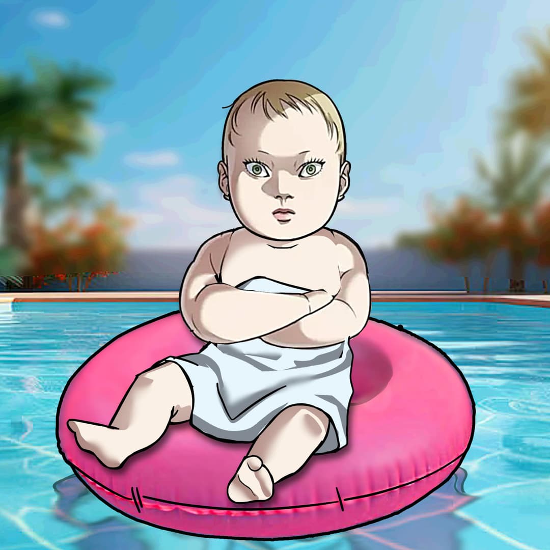 Baby on Pool